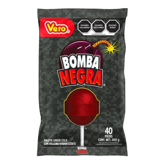 Bomba Negra 40 paletas