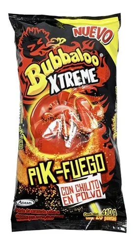 Bubbaloo Xtreme Chamoy 20 paletas